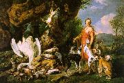  Jan  Fyt Diana with her Hunting Dogs Beside the Kill USA oil painting artist